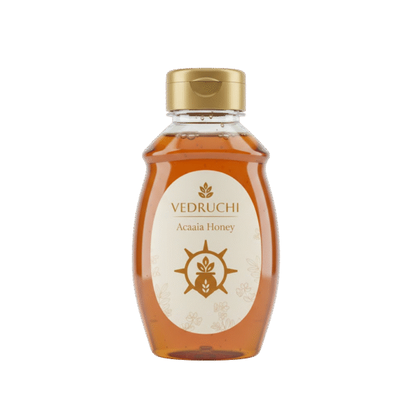 Vedruchi Premium Acacia Honey – 100% Pure, Natural & Raw | Light, Floral & Low-Glycemic Honey