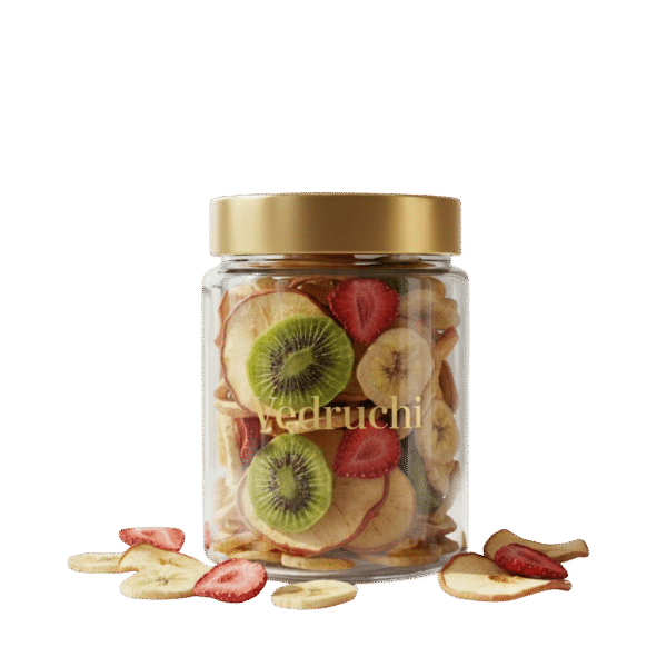 Vedruchi Premium Dehydrated Fruits Mix | 100% Natural | No Sugar Added | Healthy Superfood Snack | Rich in Fiber & Vitamins