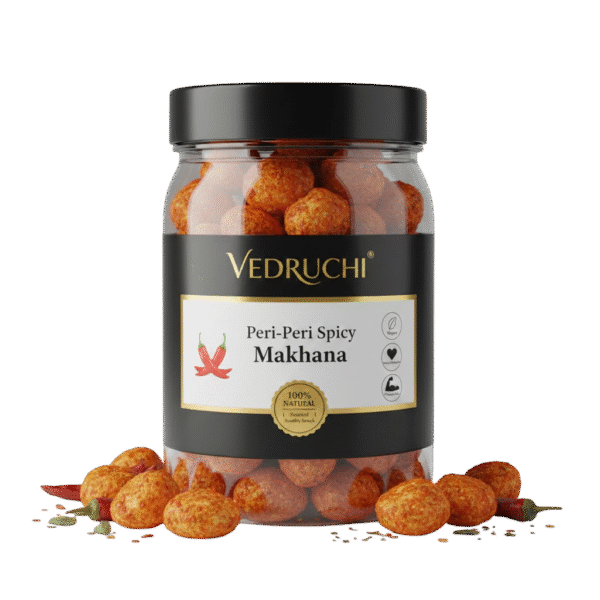 Vedruchi Peri-Peri Spicy Makhana – Premium Roasted Snack