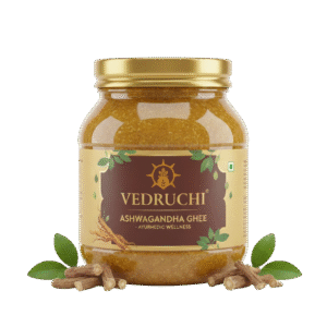 Vedruchi Premium Ashwagandha Ghee – Ayurvedic Strength & Wellness | Made with A2 Cow Ghee & Pure Ashwagandha Extract