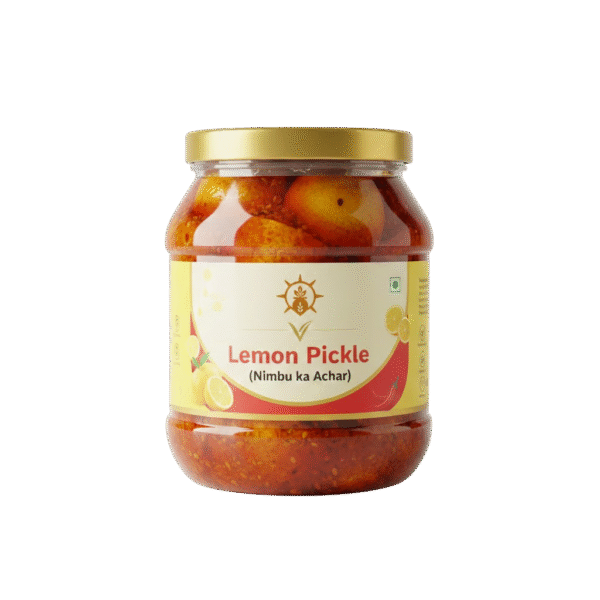 Vedruchi Premium Lemon Pickle (Nimbu ka Achar) – Traditional Homemade Taste | Tangy & Spicy | No Added Preservatives